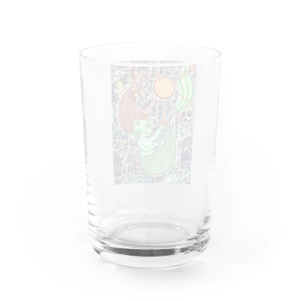 ～ういりおのお店やさん～の〜深海の満月グラス〜 Water Glass :back