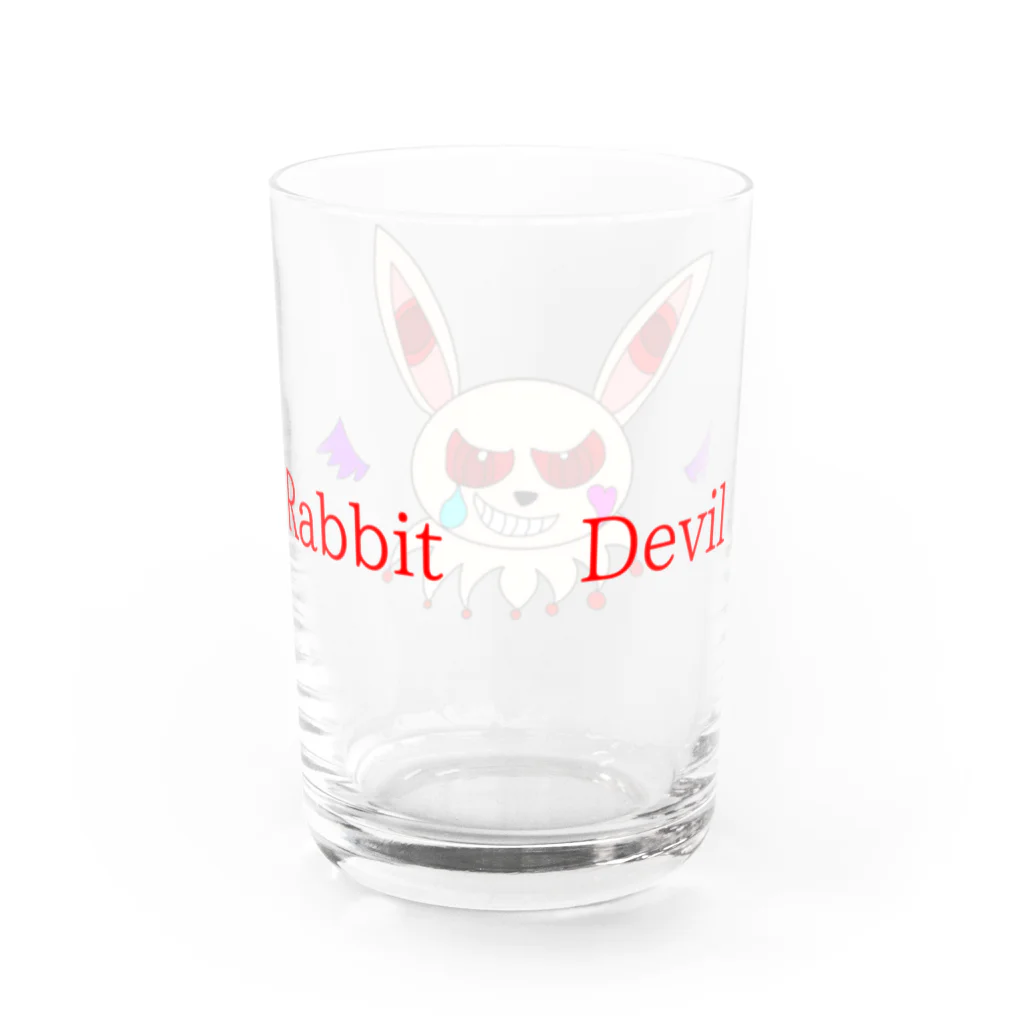 おっ!?とうふ屋さんのNO.30「Devil Rabbit」 グラス反対面