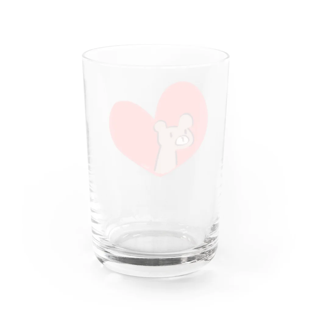 NEXT TIMEの生きるクマ@pashiri Water Glass :back