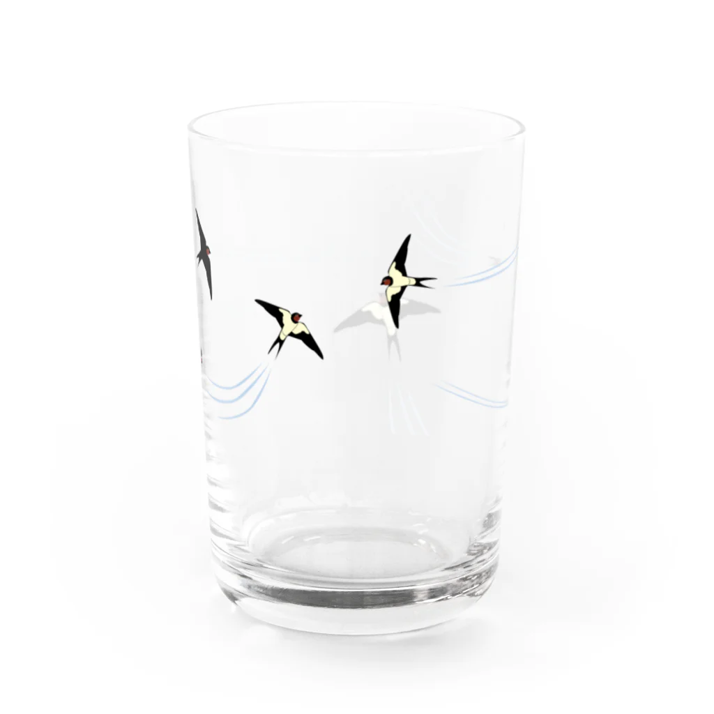 琥珀色に咲く花のツバメ兄弟〈飛ぶ練習〉① Water Glass :back