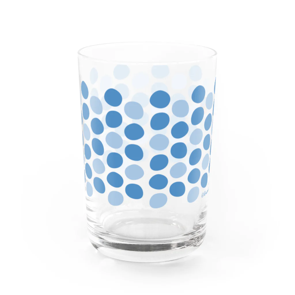 TSUBAME WORKSのdot/blue Water Glass :back