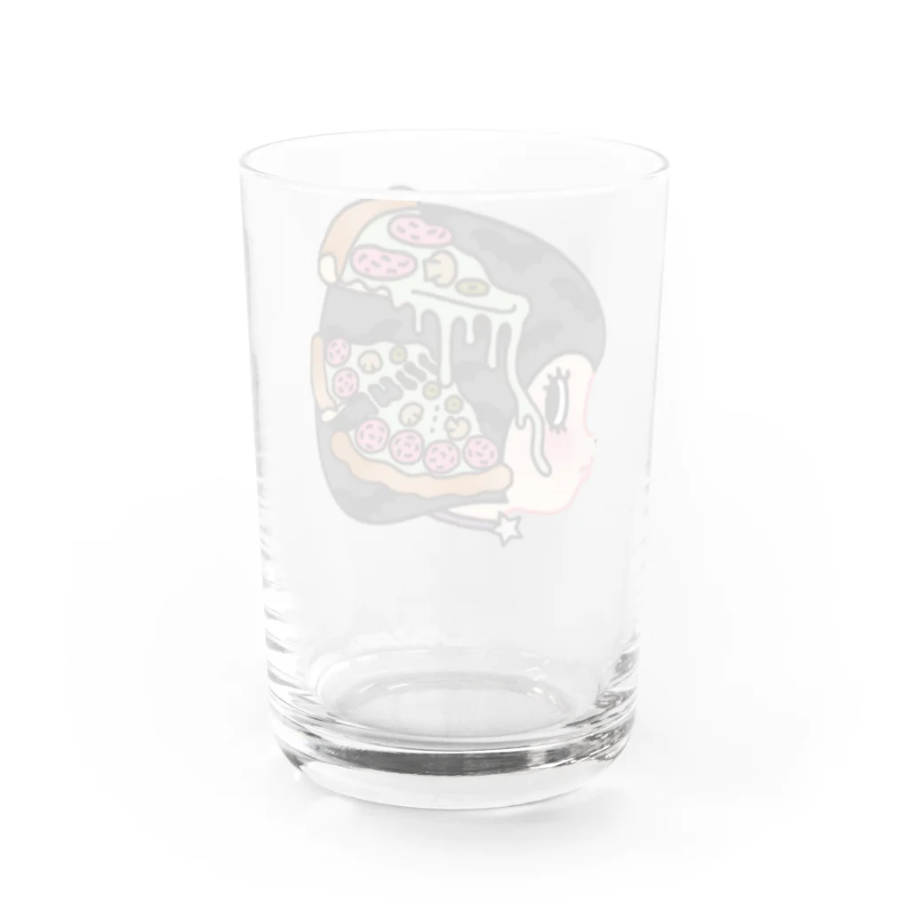 BLACKHOTCAKESのnightmare pizza Water Glass :back