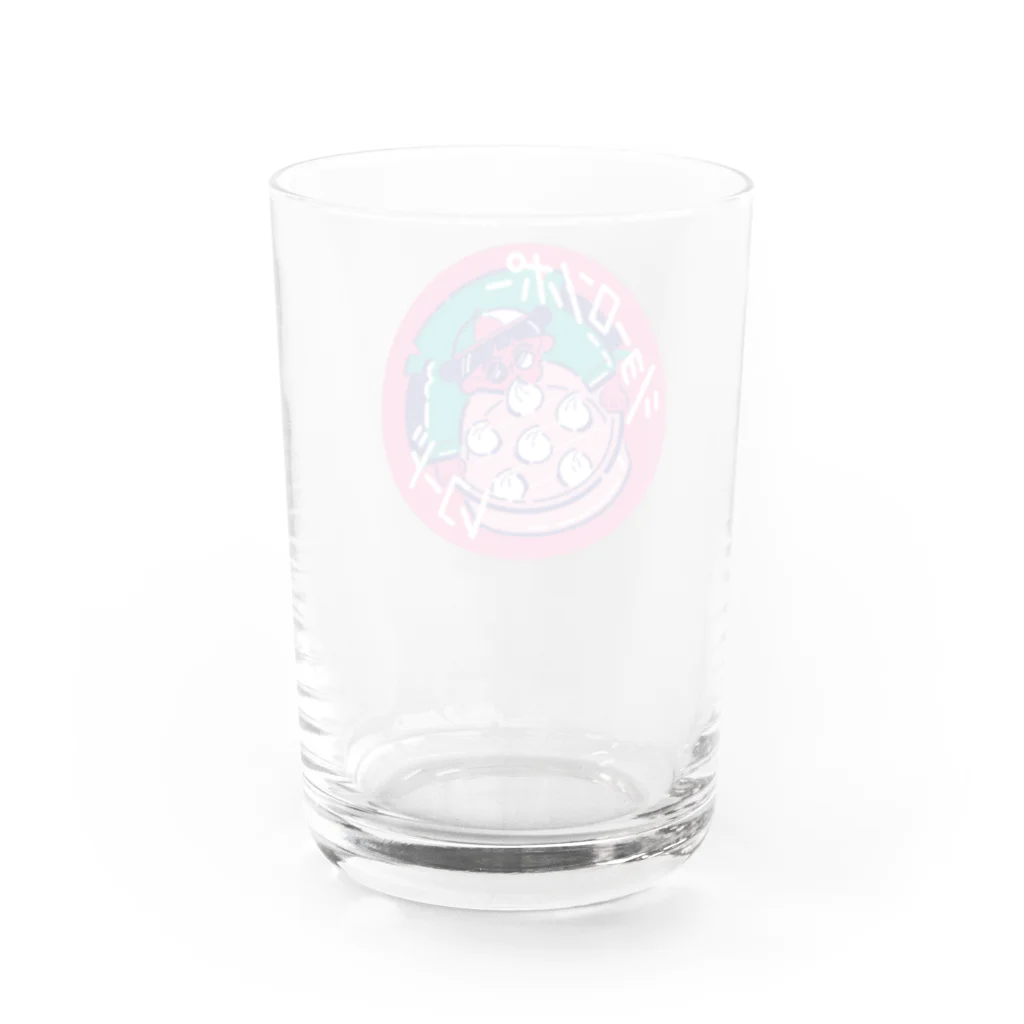 しまはらゆうきのショーロンポーレコードのヤムちゃん Water Glass :back