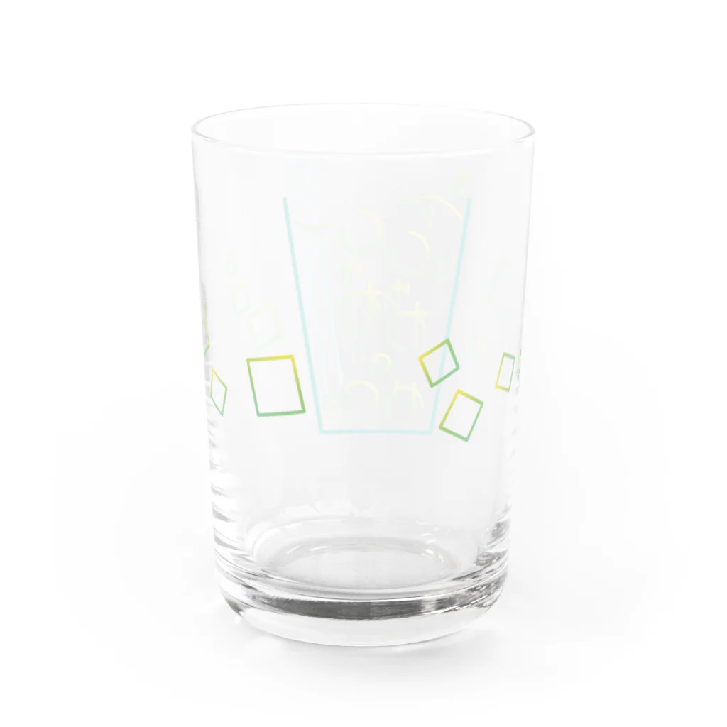 Sato_Yのしゅわしゅわのやつ/イエロー Water Glass :back