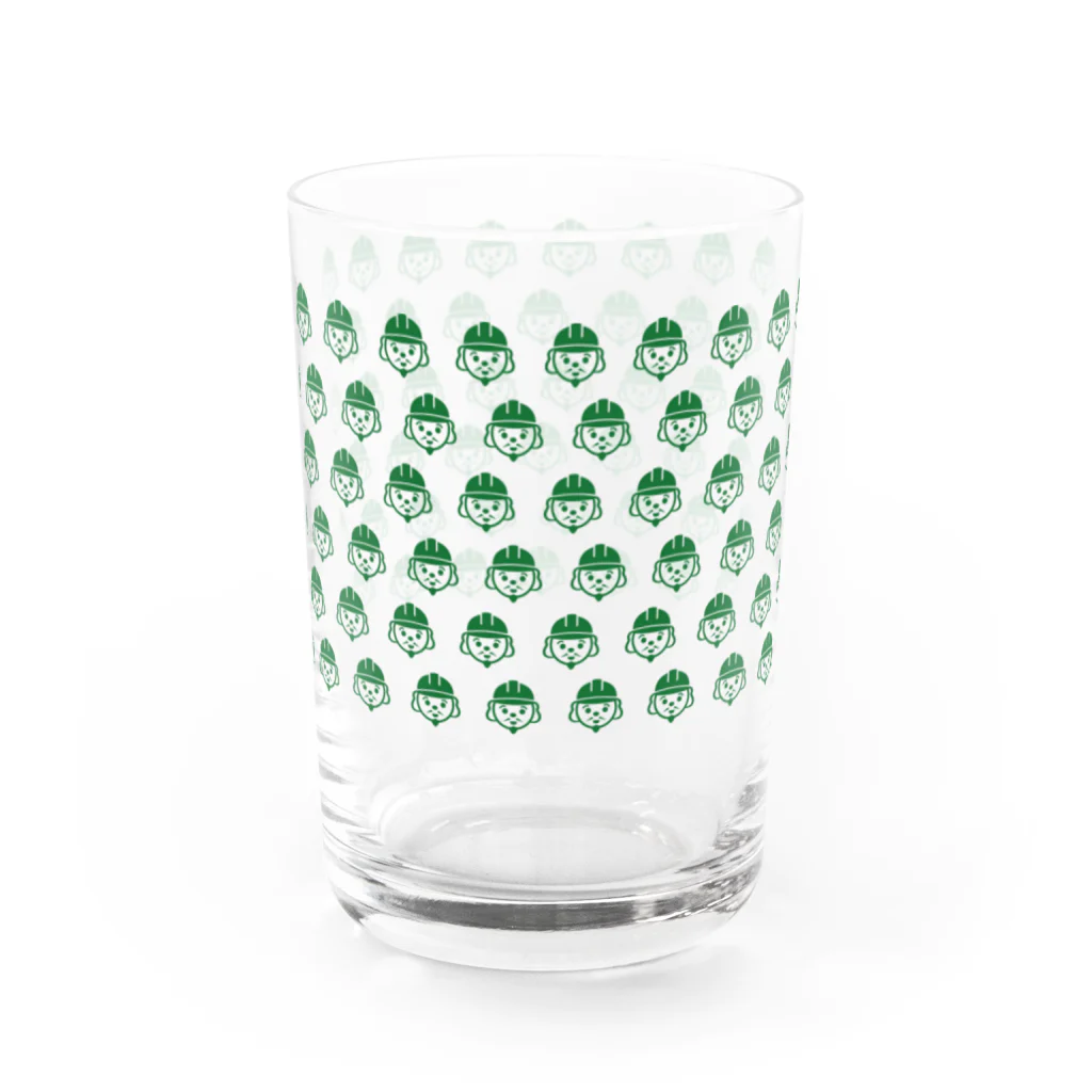 施工の神様の施工の神様公式グラスⅡ Water Glass :back