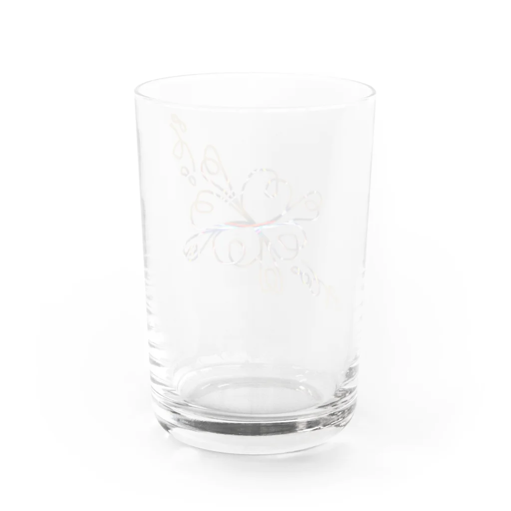 CAY.shioriの花結び Water Glass :back