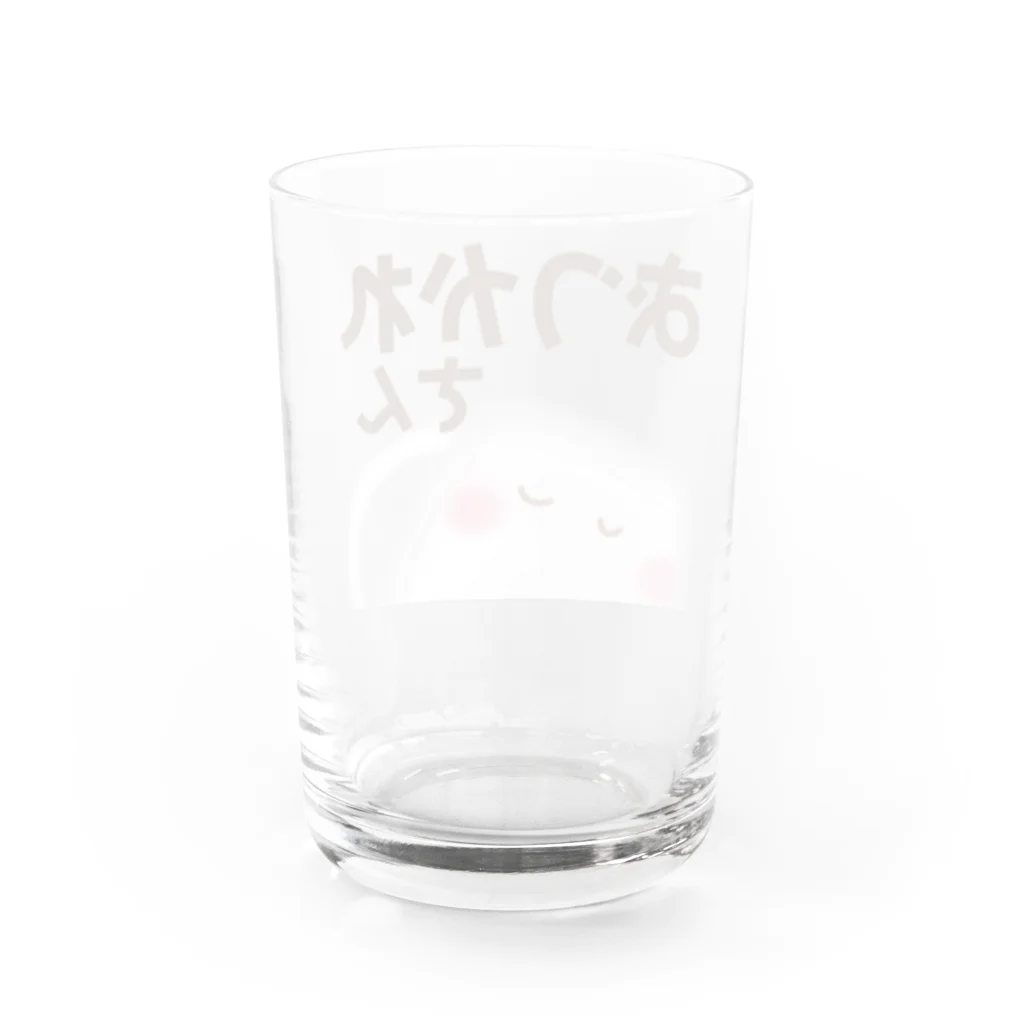 ぱすてらむぎこのおつかれさん/マスクちゃん Water Glass :back