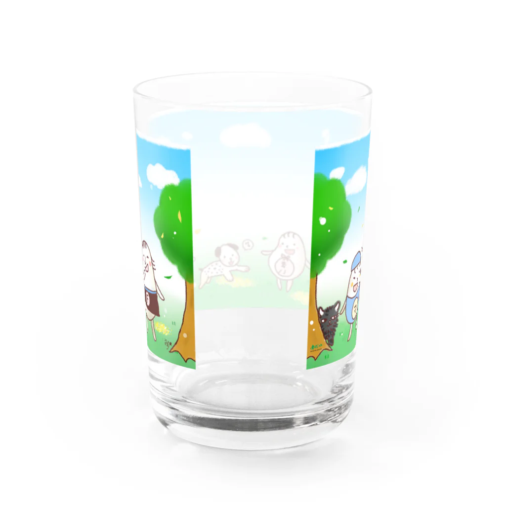 naturalkitchenmedakaのげんくん達の休日 Water Glass :back