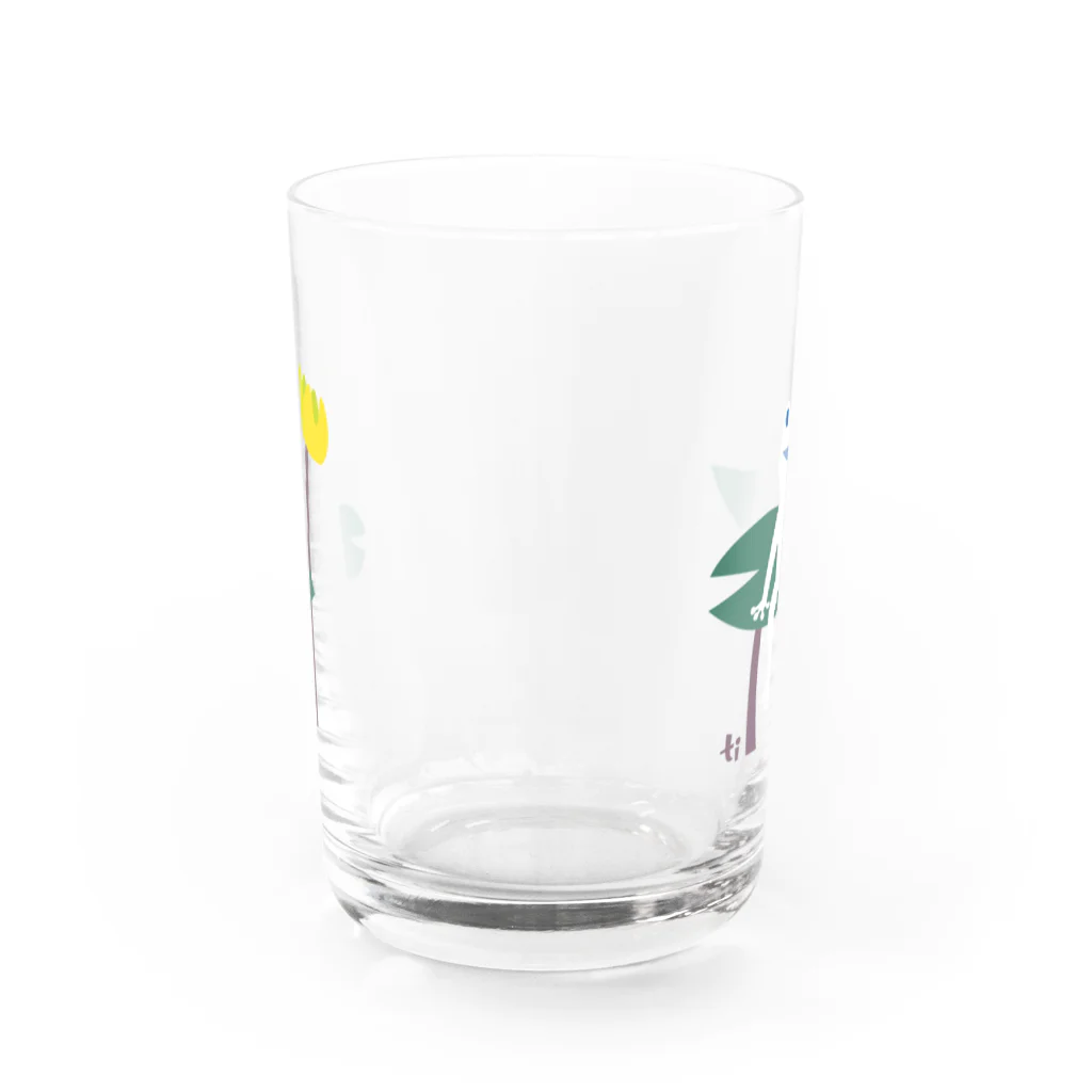 キュート セイサクショのしろッグ・コウホネ Water Glass :back