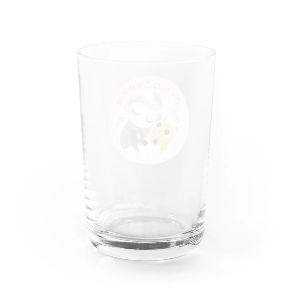 🌸さくらねこ見守り隊🌸の🌸さくらねこ見守り隊🌸 Water Glass :back