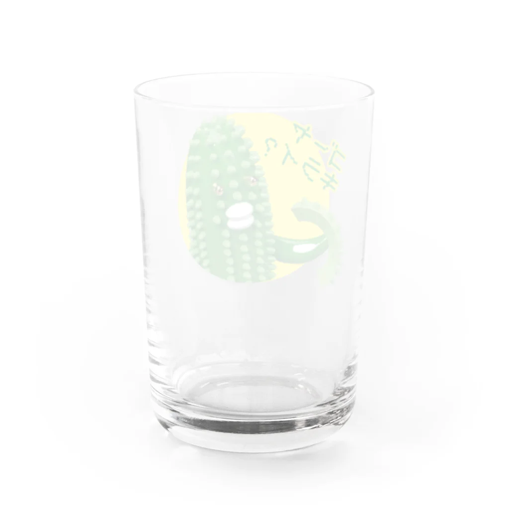 LONESOME TYPE ススのゴーヤキライ？ Water Glass :back