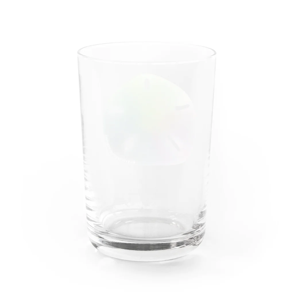 ペンギンのアトリエのスカシカシパン（水彩） Water Glass :back