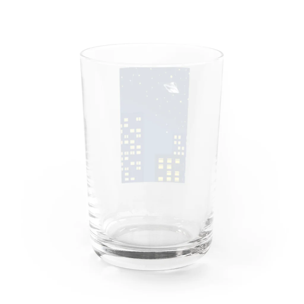 秘密結社スパイスクラブのどこかの街の夜景 Water Glass :back