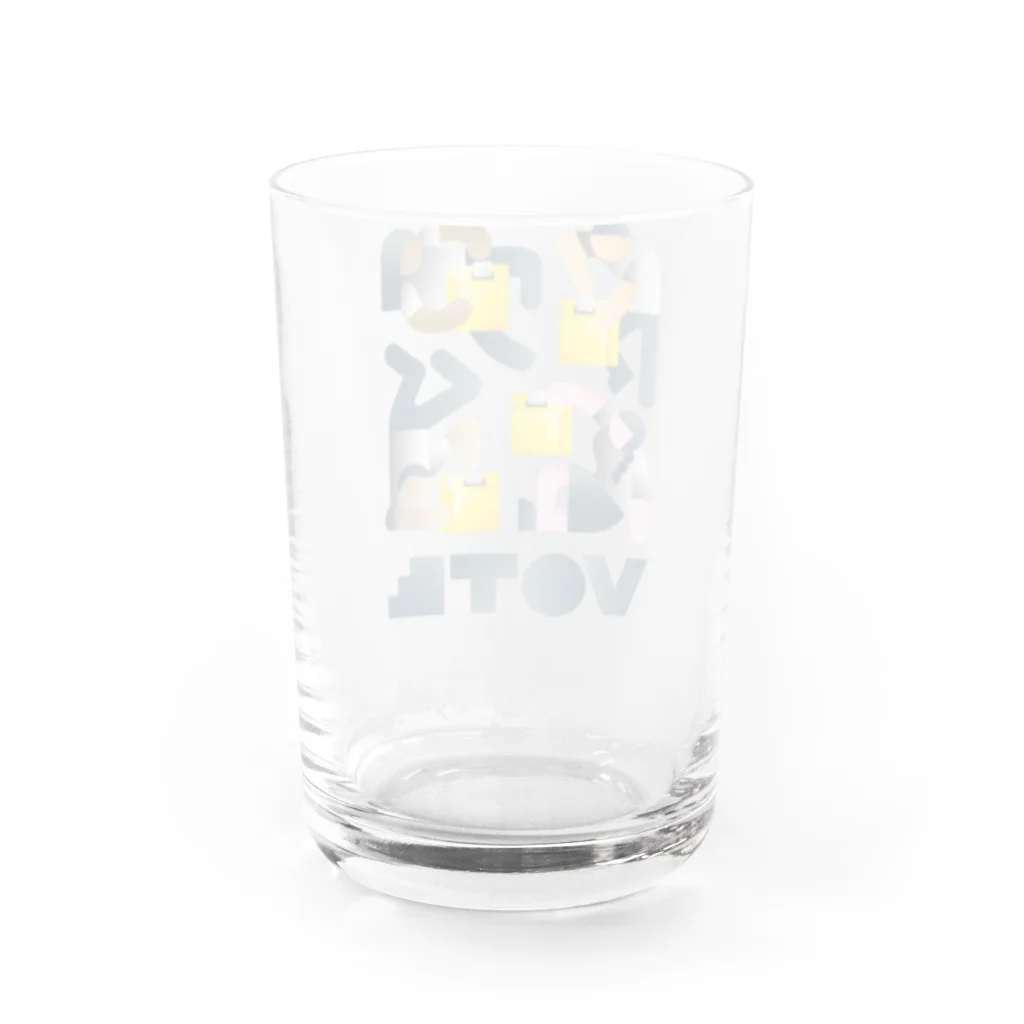 ITOH SUZURI SHOPのVOTE Water Glass :back