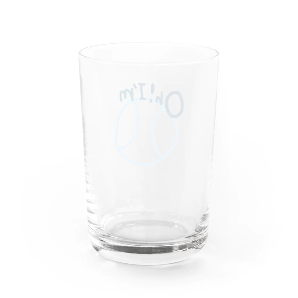 Oh!i'mのベースボールTシャツ Water Glass :back