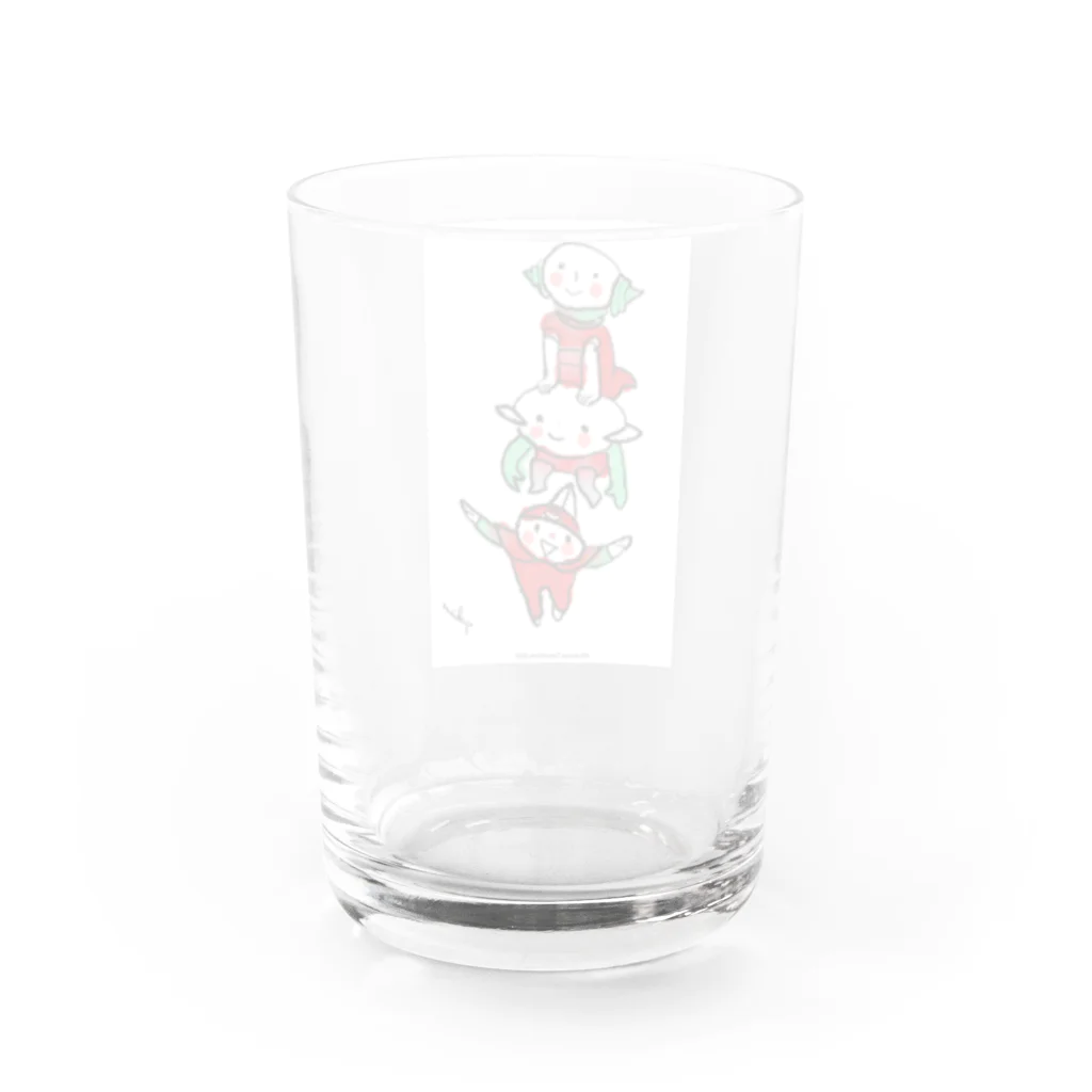 あかるいみらいけんきゅうじょのワンダーランドの住人たち Water Glass :back