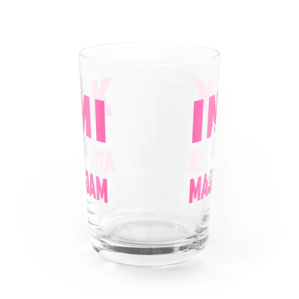 それゆけ！インキちゃん！のINK-MAGENTAグラス Water Glass :back