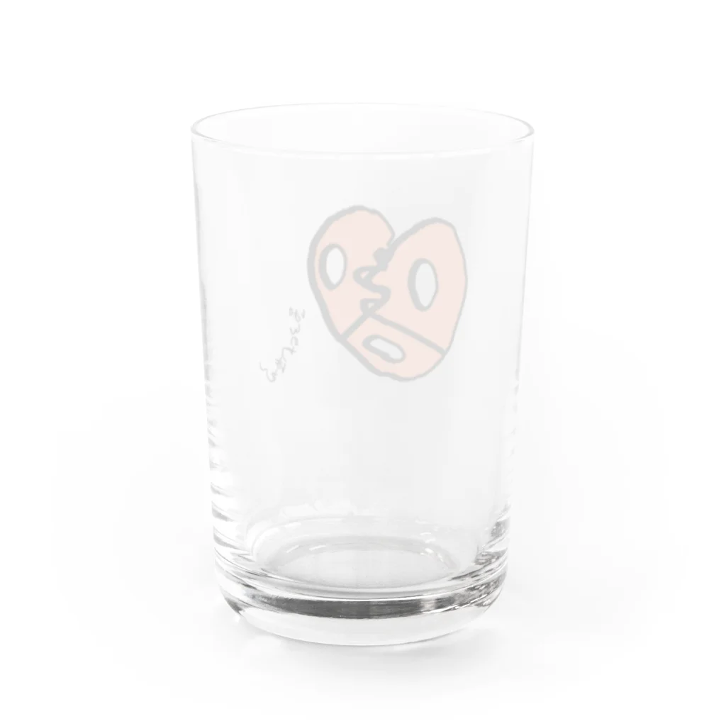 ぱんのちはれのプレッツェル Water Glass :back