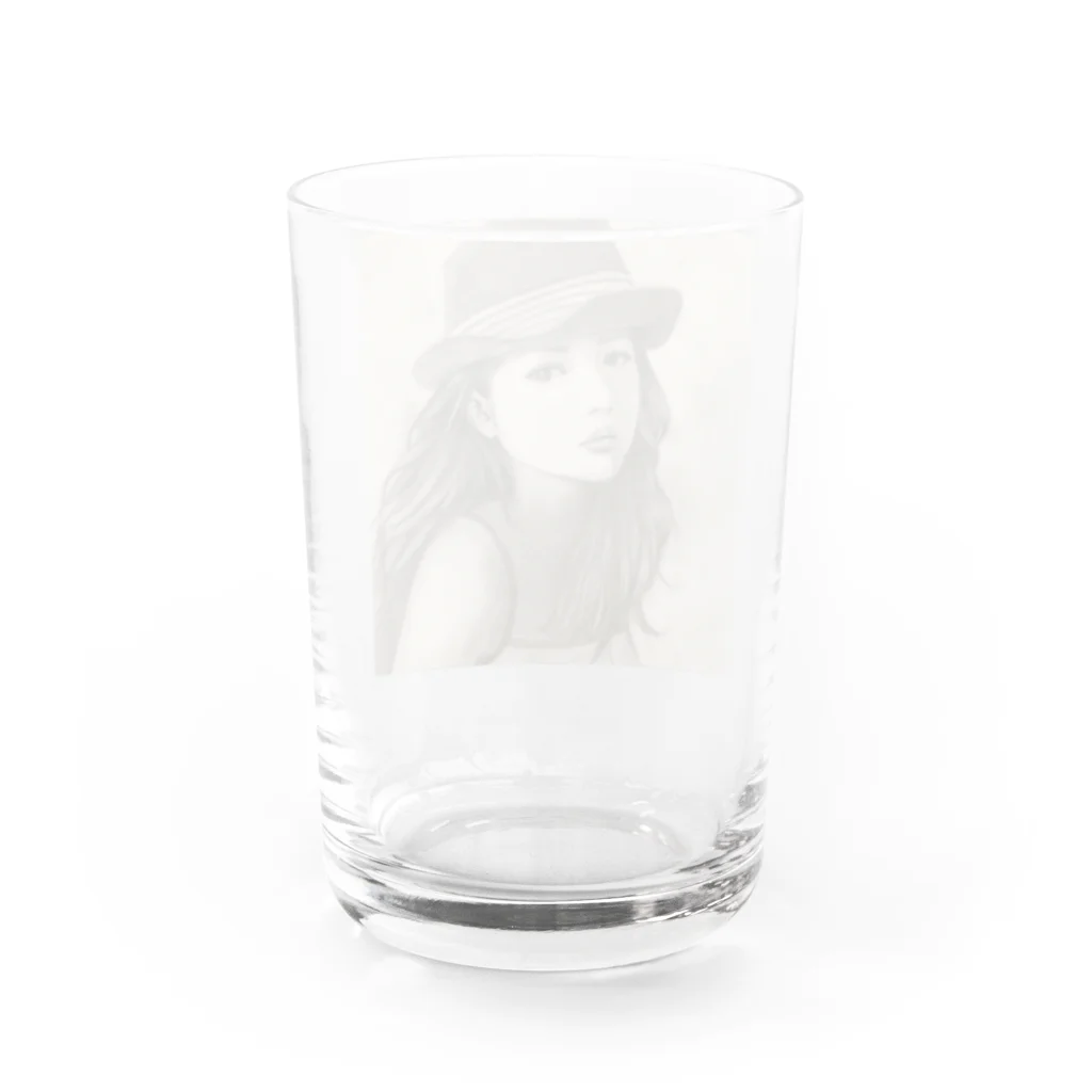 ZooBeeFooのLight Girl  Water Glass :back