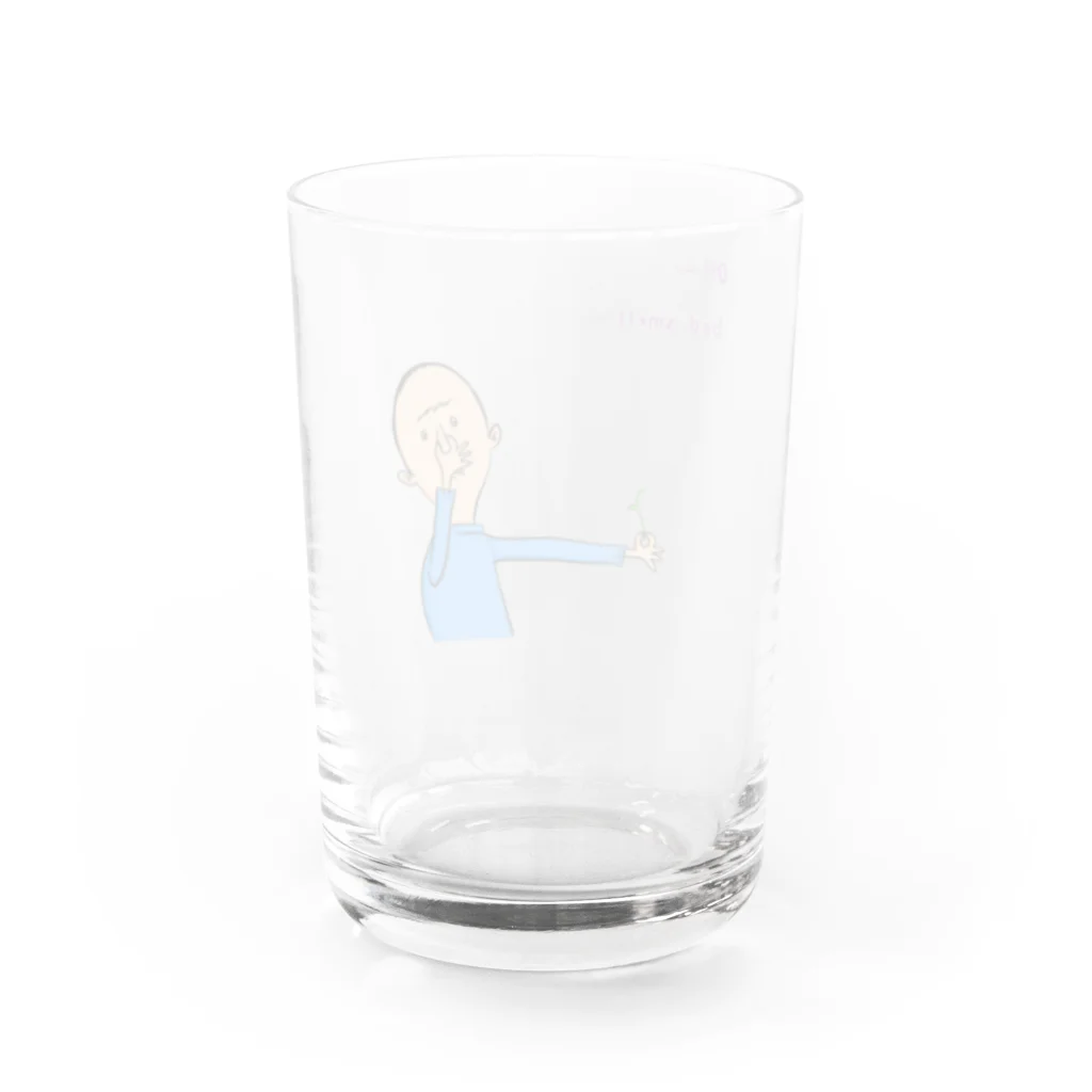 パトリックさんちのデザインのBad smell バッドスメル Water Glass :back