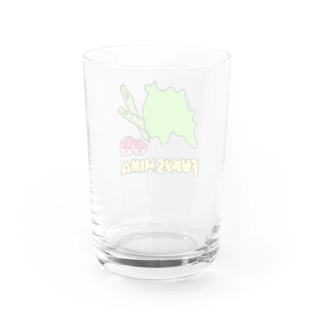 それいゆの勝手に日本応援シリーズ（福島） Water Glass :back