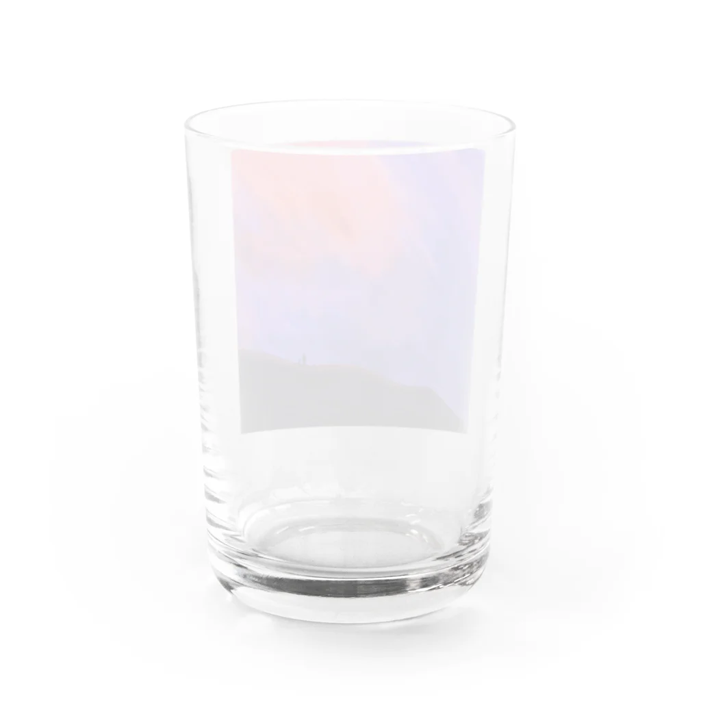 涼しい夏のもしも明日地球が滅亡したら。 Water Glass :back