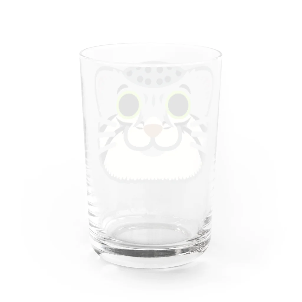 嶌星堂のマヌルネコ Water Glass :back