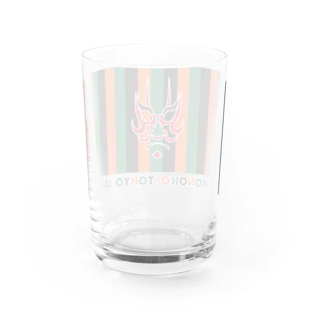 OTOKONOKOTOKYOJAPANの江戸歌舞伎-ichimuraza- Water Glass :back