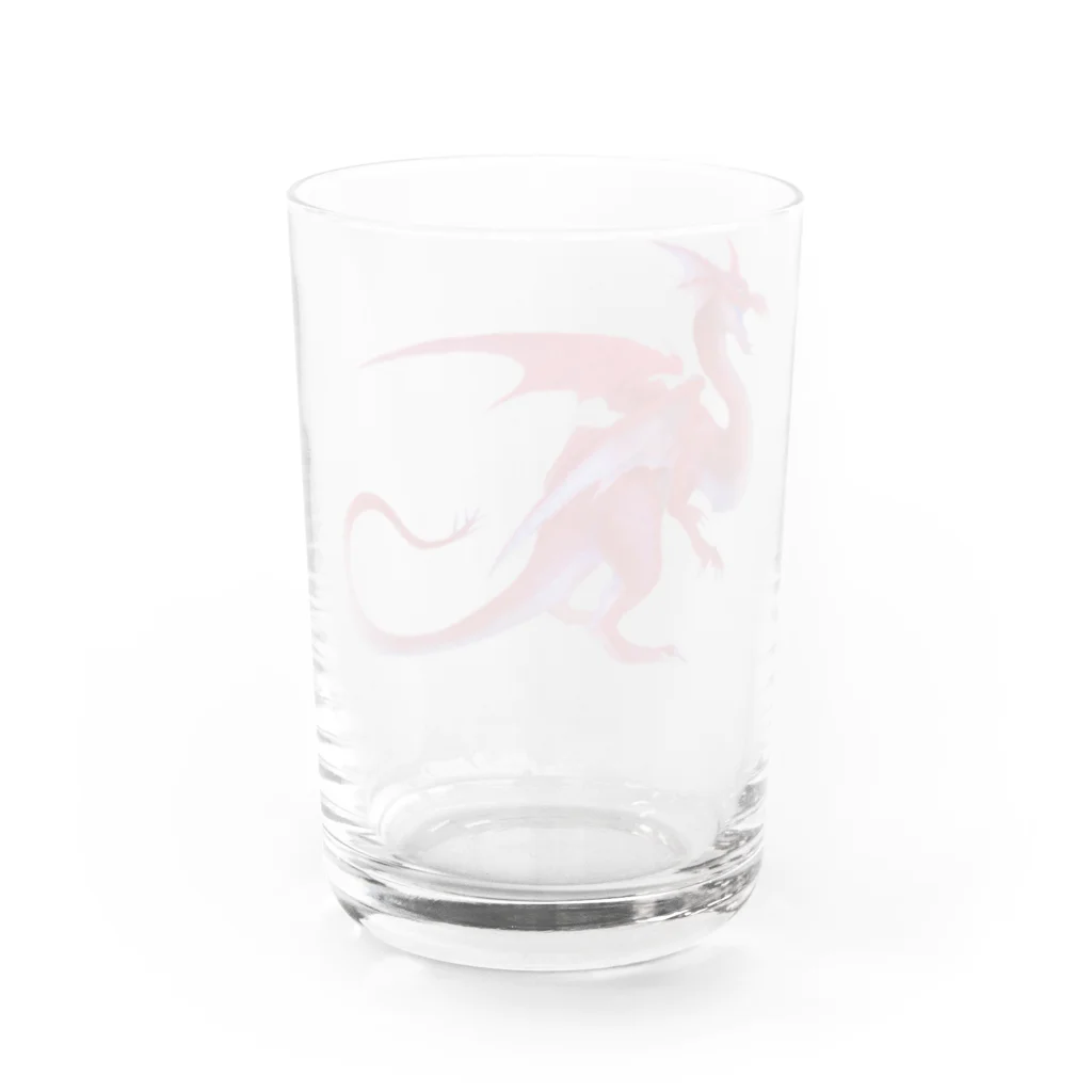 青野　祈のレッドドラゴン Water Glass :back