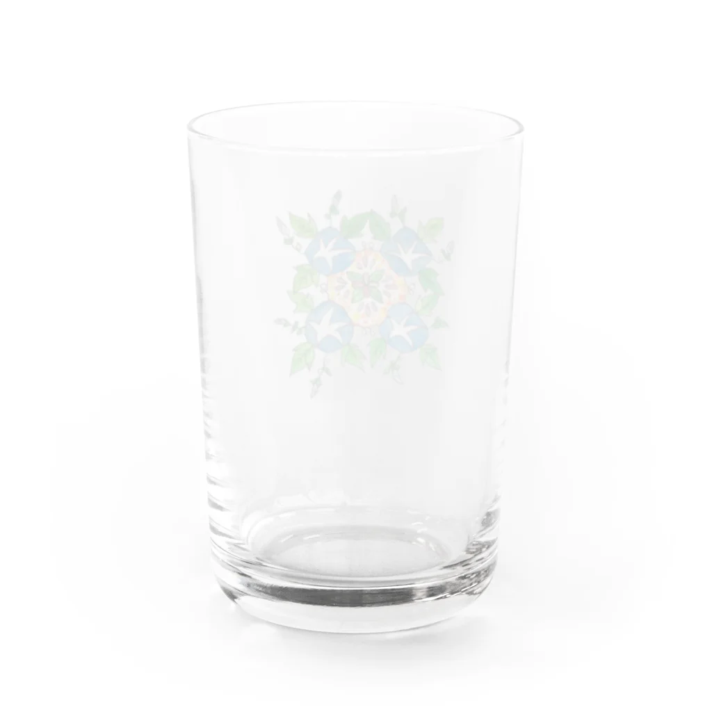 NoenoeMagicの朝顔曼荼羅 Water Glass :back