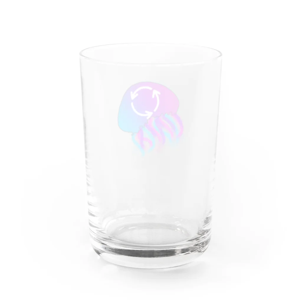 Jellyfishのアップサイクル海月 Water Glass :back