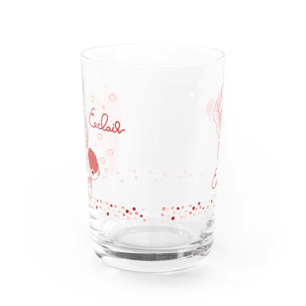 N-huluのエクレアちゃん Water Glass :back