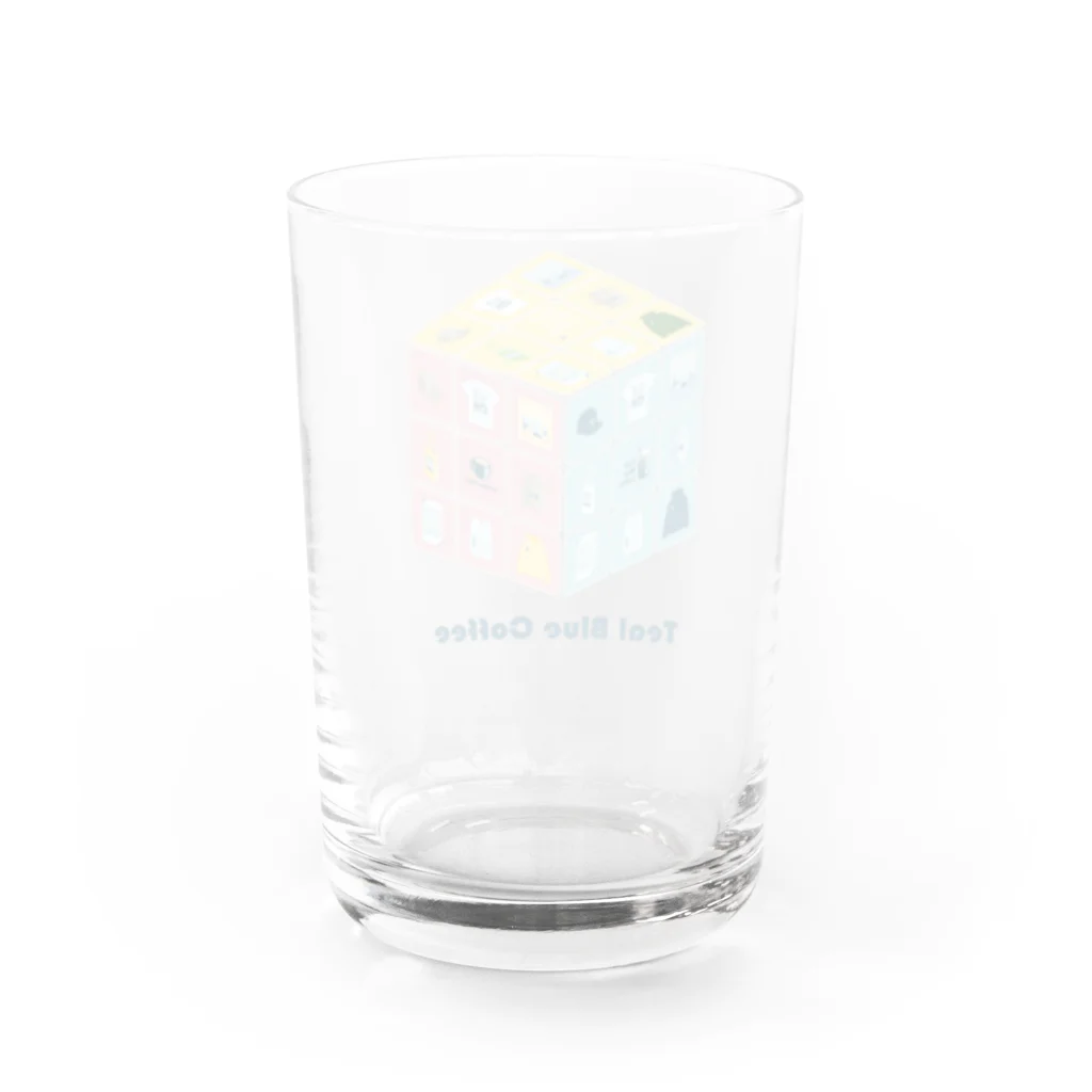 Teal Blue CoffeeのTealBlueItems _Cube COMPLETE Ver. Water Glass :back