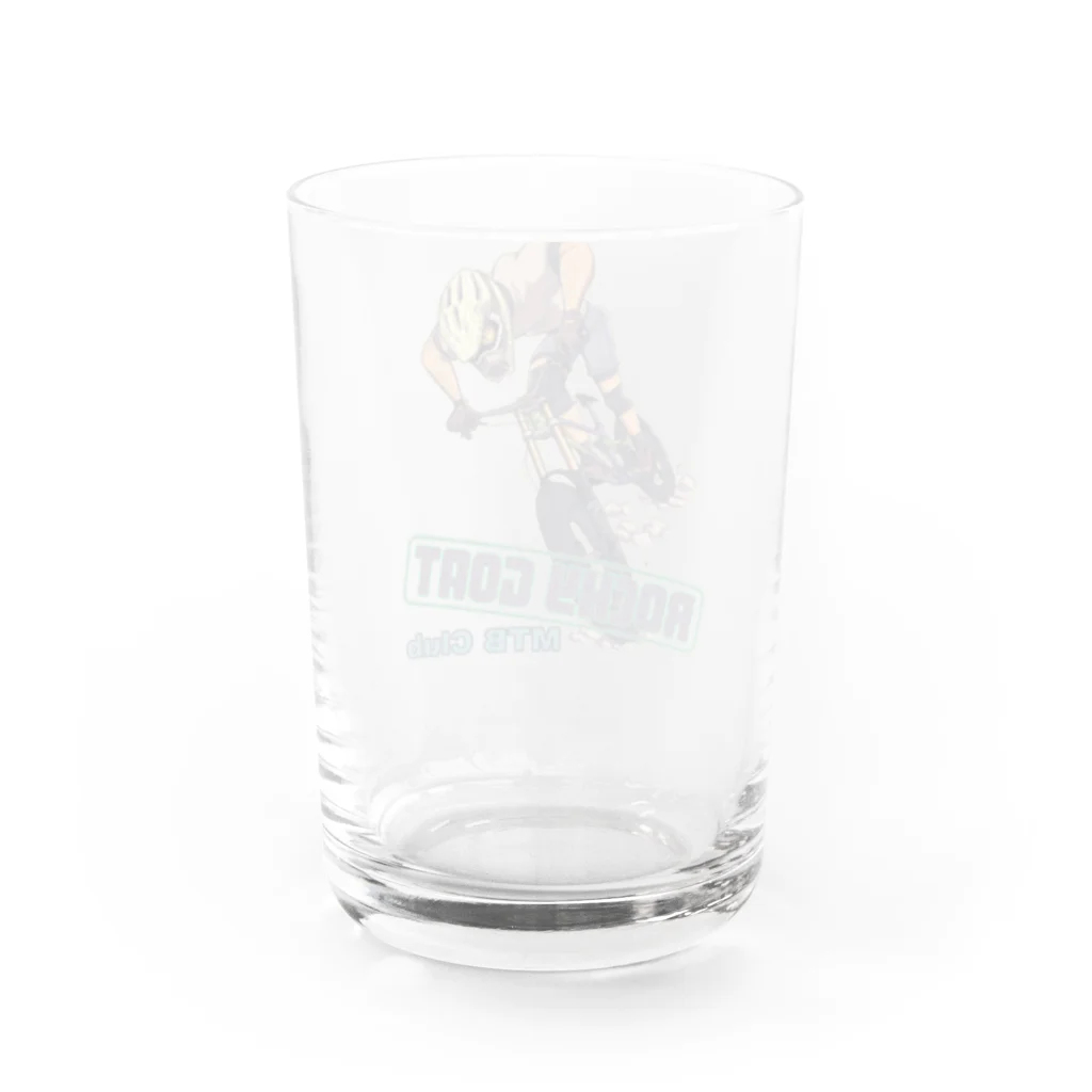 nidan-illustrationの"ROCKY GOAT" Water Glass :back