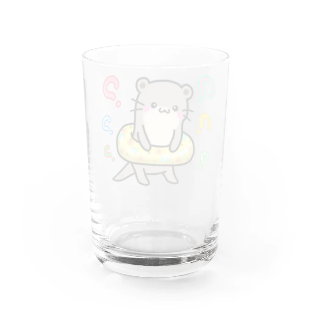 みなまりSHOPの仲良しアニマル　カワウソ Water Glass :back