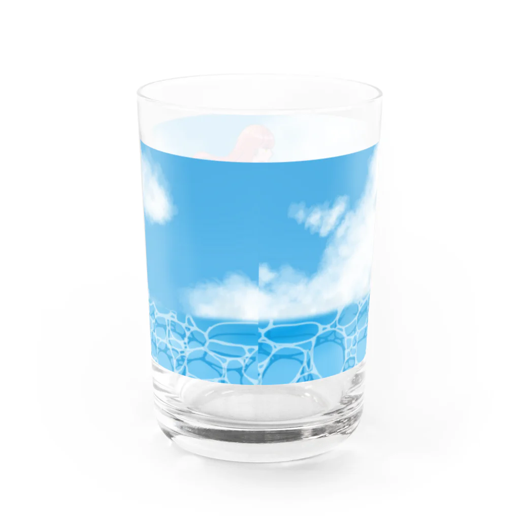 あおいの海と少女 Water Glass :back