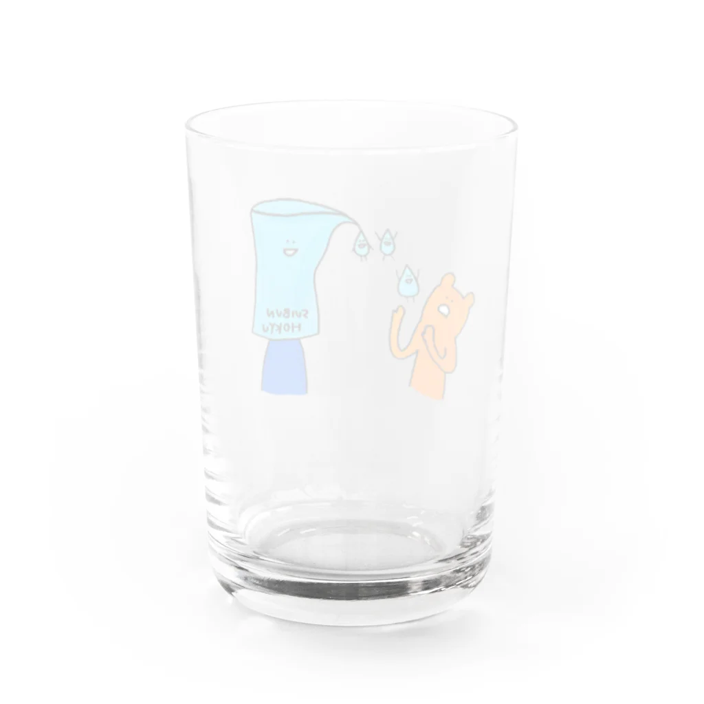 りんのイラストショップのSUIBUN HOKYU Water Glass :back