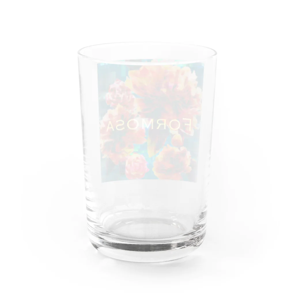 福陀落海灣公司の台湾花布 Water Glass :back