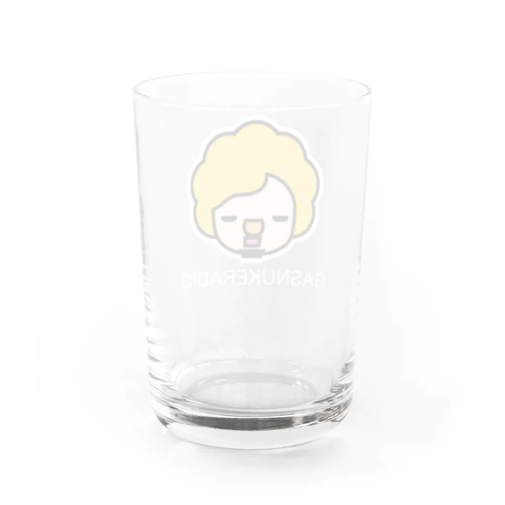 ガス抜けラジオぼったくり店のZACKのニヒル野郎アイテム Water Glass :back