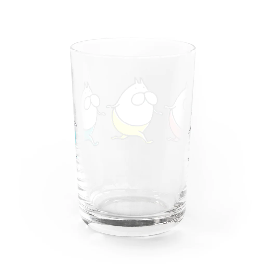 くらきち ONLINE SHOPのねこタイツ ランラン Water Glass :back