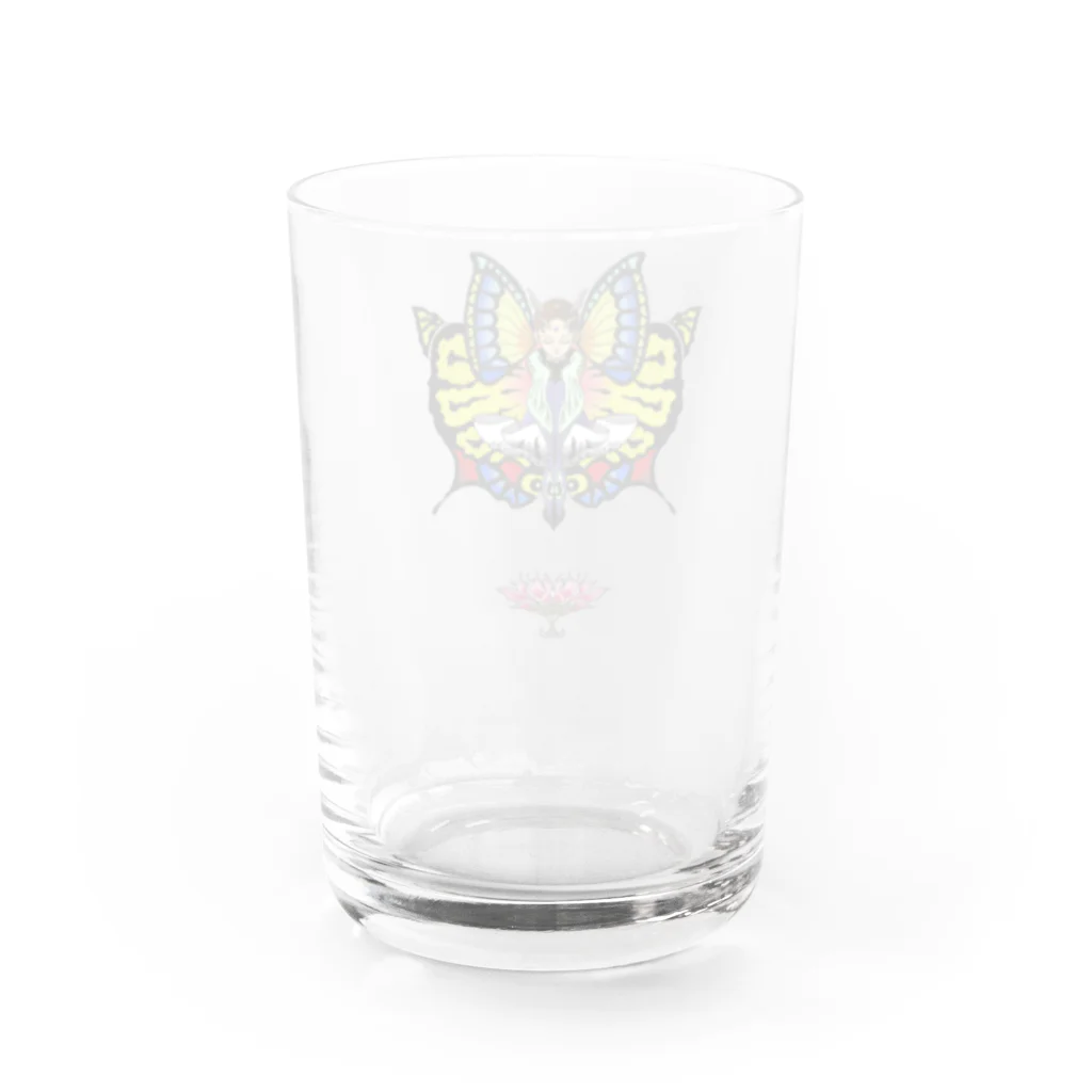 徳富 喜翔のアゲハチョウ Water Glass :back