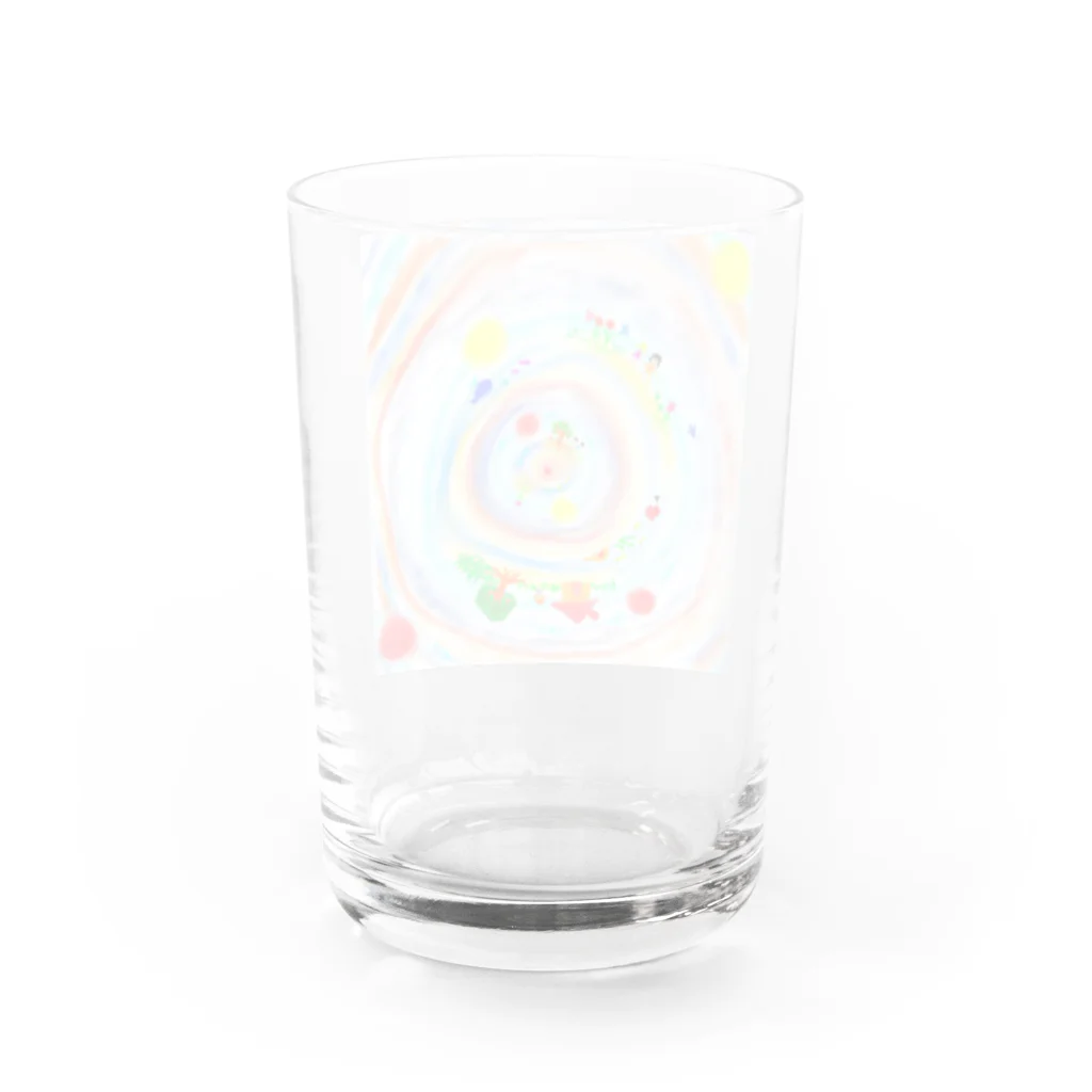 smallpointの永遠の地球 Water Glass :back