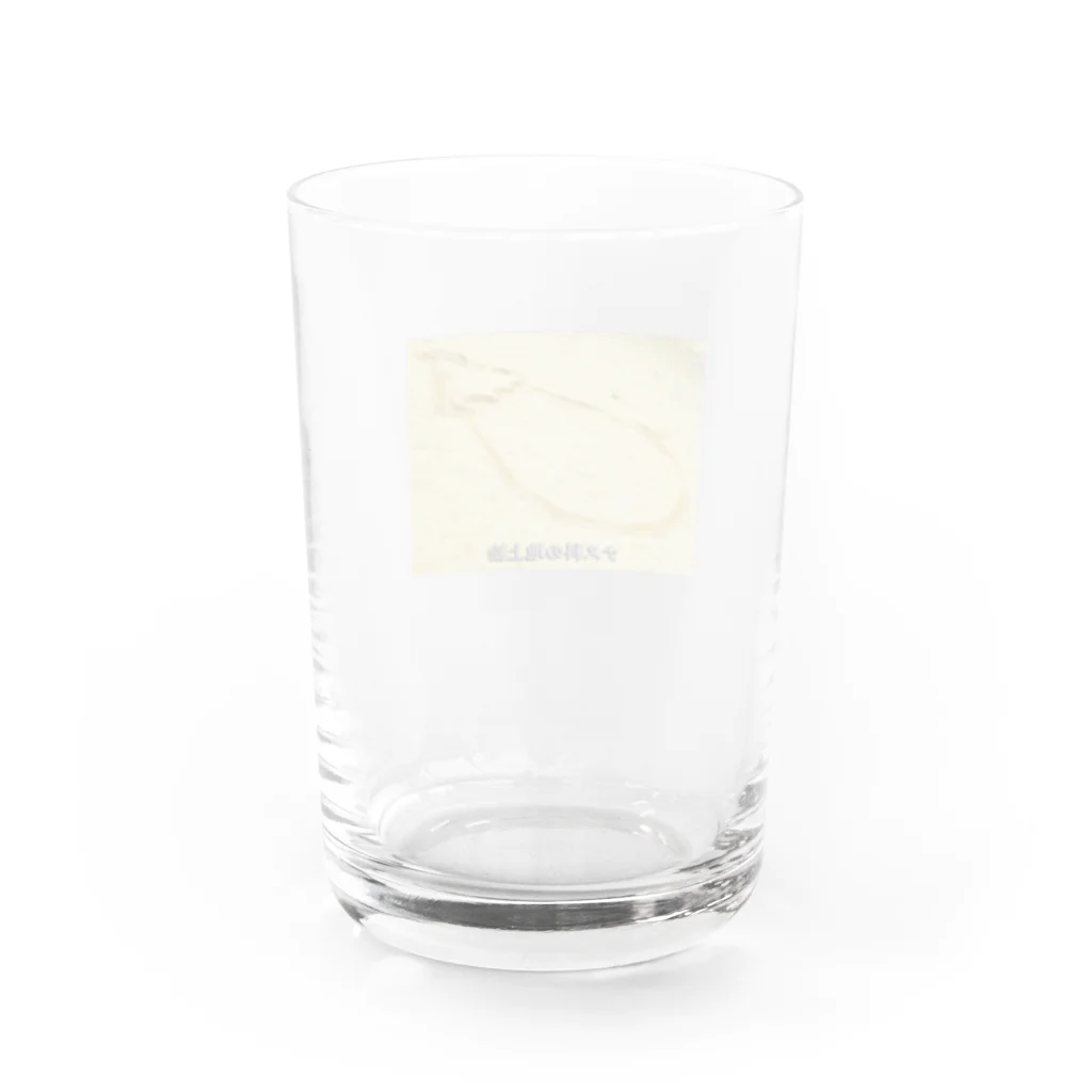 39Sのナス科の地上絵 Water Glass :back