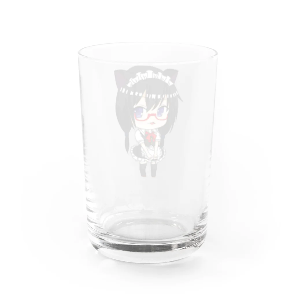 🔥皇帝✠紅音🔥の黒猫系女子ゆうグッズ Water Glass :back