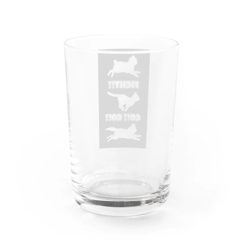 ツムのぽてぽて屋のにゃんダッシュ Water Glass :back