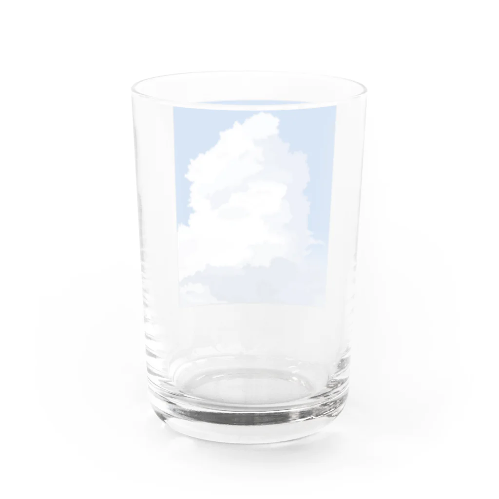satoharuのもくもく積乱雲 Water Glass :back