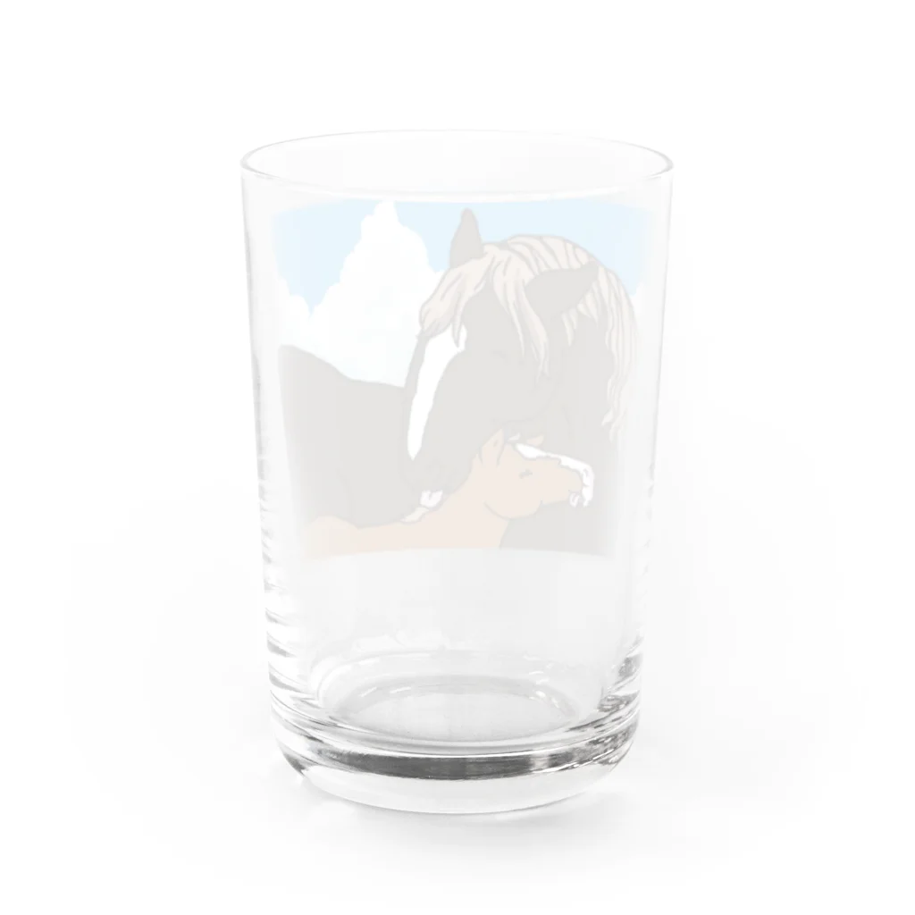 マツザキユキの優しいおかさんとぼく Water Glass :back