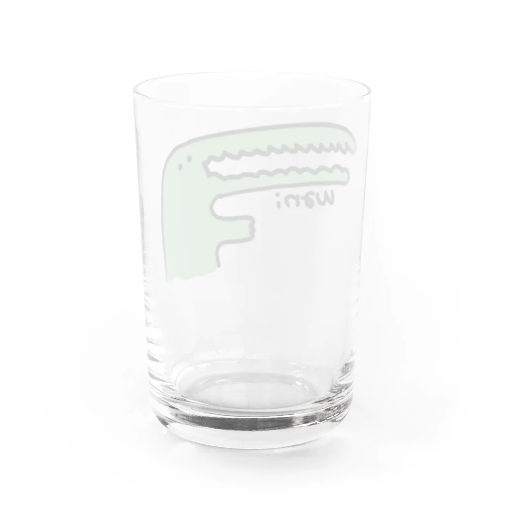 おとさたのげんきなわにたち  Water Glass :back