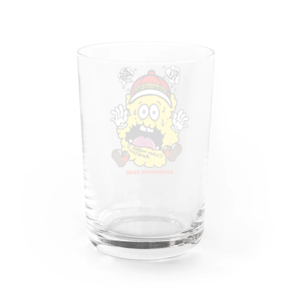 DANGEROUS PARKのchicken nuget monster Water Glass :back