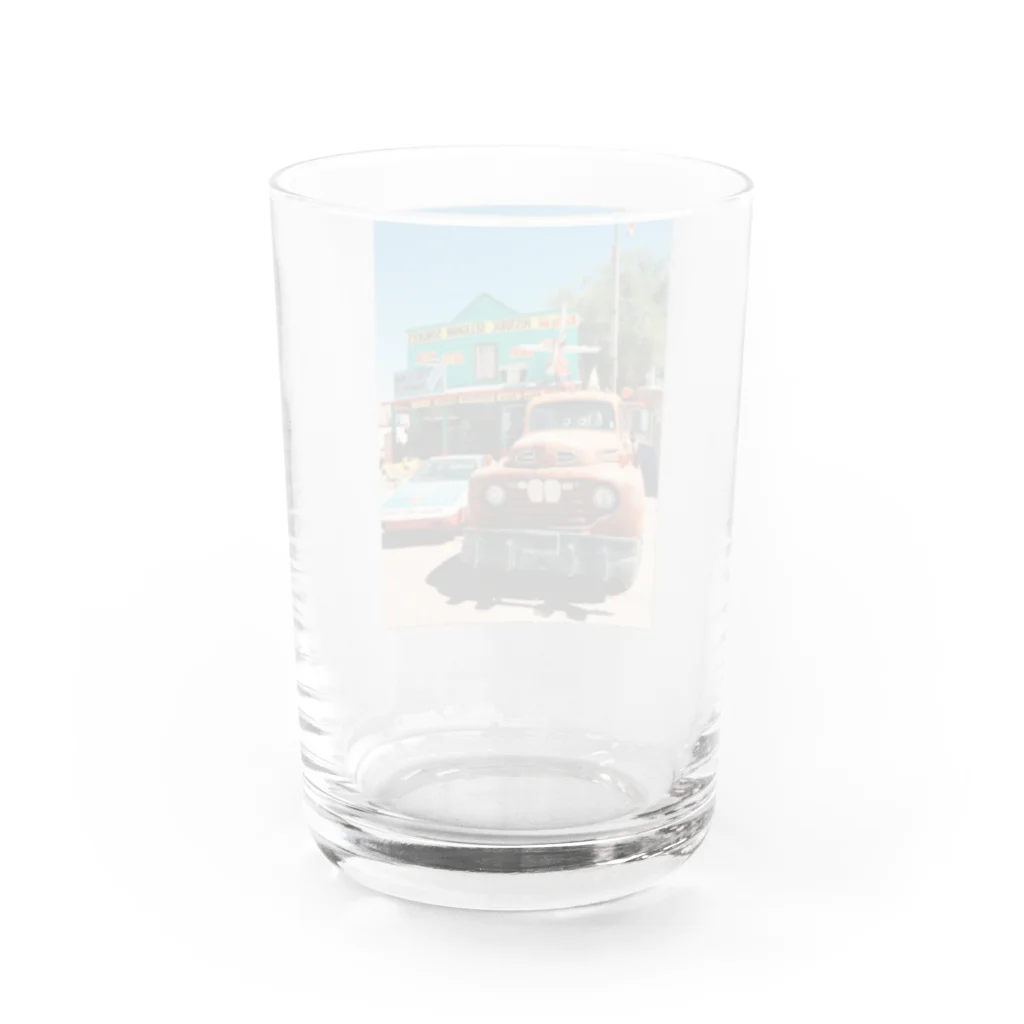 旅行行きたいの会のROUTE 66/Cars Water Glass :back